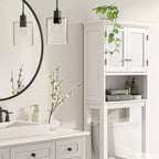 Etagere salvaspazio in legno bianco