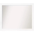31" x 25" Non-Beveled Cabinet White Narrow Wall Mirror - Amanti Art