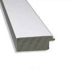 Specchio da parete stretto bianco da mobile 31" x 25" senza cornice bisellata