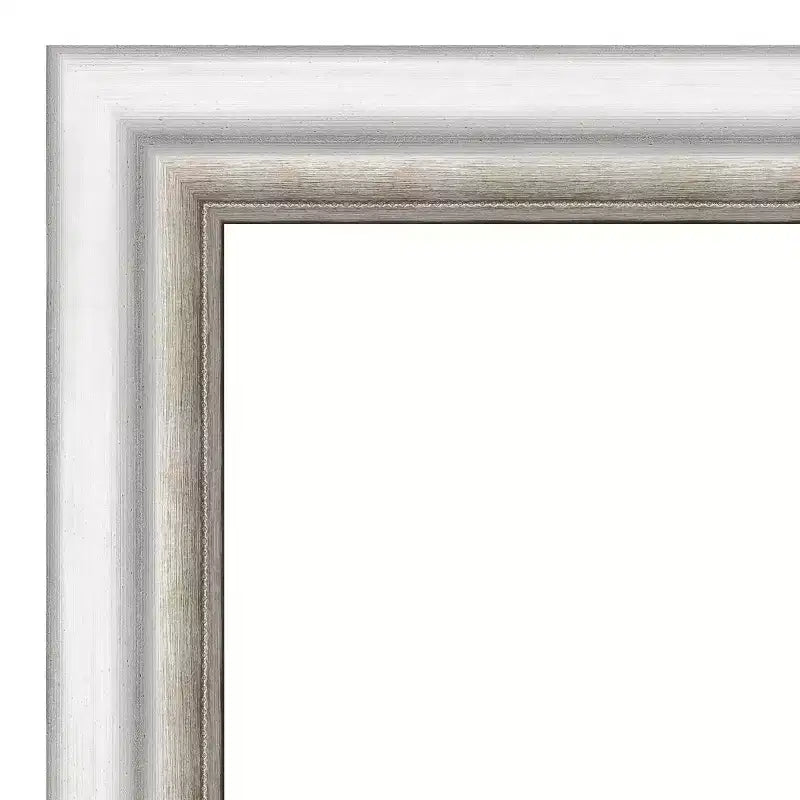 Specchio da parete per bagno da salone, non smussato, argento, 33" x 27"