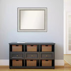 Specchio da parete per bagno da salone, non smussato, argento, 33" x 27"