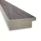 Specchio da parete rettangolare moderno senza cornice bisellata a righe sottili, 56 x 71 cm