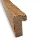 Specchio da parete in legno non smussato da 37" x 25" - Specchio rettangolare moderno in legno con hardware di montaggio