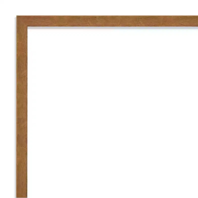 Specchio da parete in legno non smussato da 37" x 25" - Specchio rettangolare moderno in legno con hardware di montaggio
