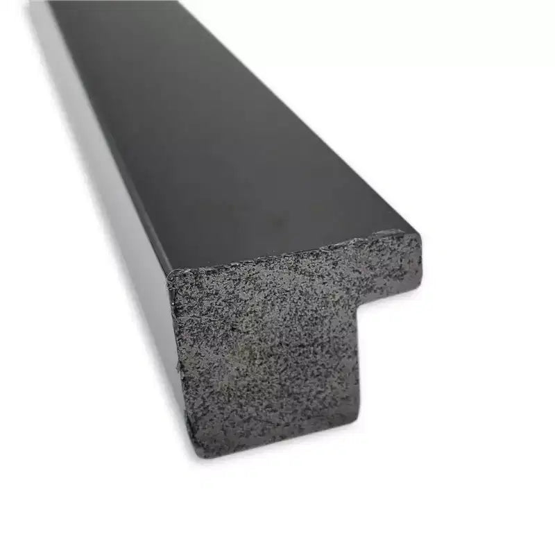 Specchio da parete nero jet senza smussatura 28" x 28" - Amanti Art