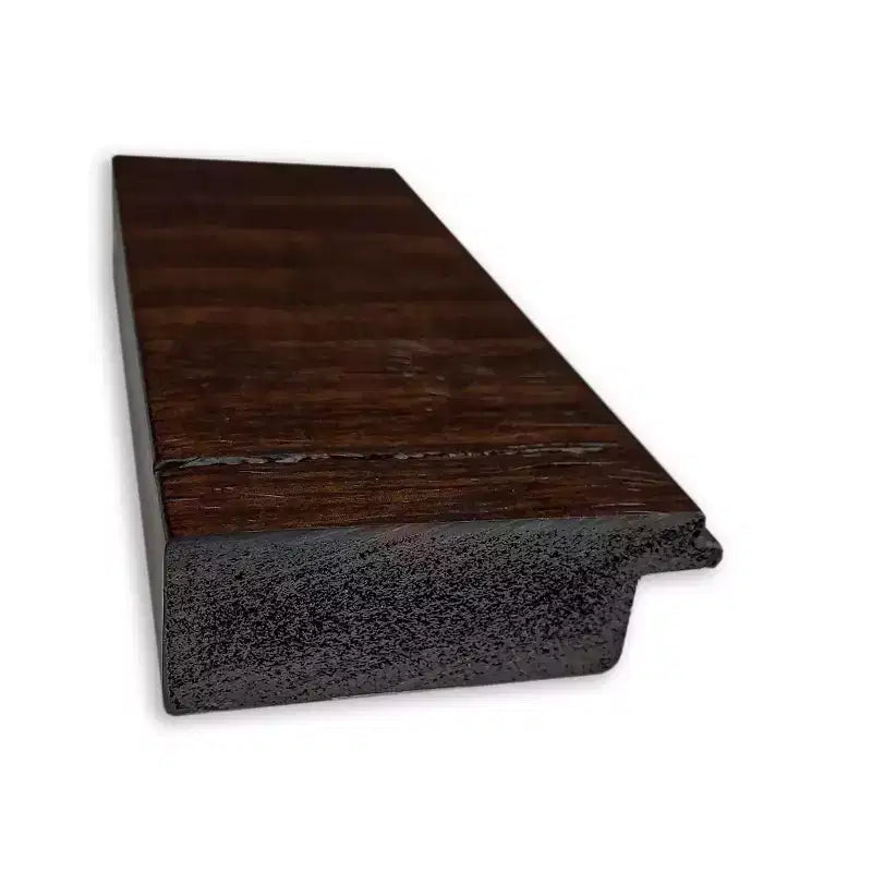 Specchio da parete stretto per bagno Wildwood Brown non smussato, 41" x 30"