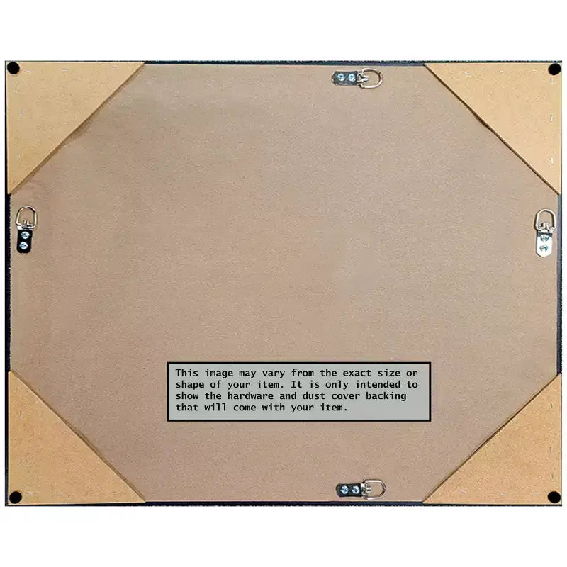 Specchio da parete stretto per bagno Wildwood Brown non smussato, 41" x 30"