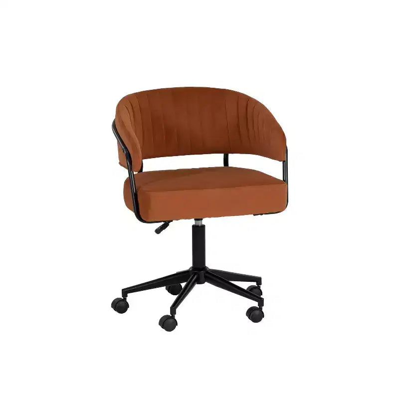 Linon Prestwick Office Chair Caramel