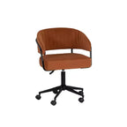 Linon Prestwick Office Chair Caramel