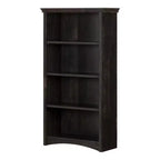 57.75" Gascony 4 Shelf Bookcase Black - South Shore