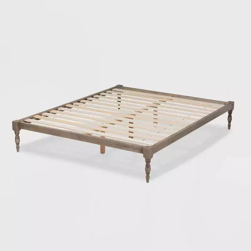 Struttura letto in legno con piattaforma