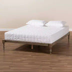 Struttura letto in legno con piattaforma