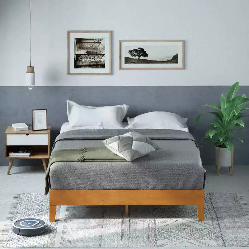 12 Alexis Deluxe Letto a piattaforma in legno
