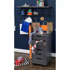 Carrello portaoggetti mobile a 6 cassetti