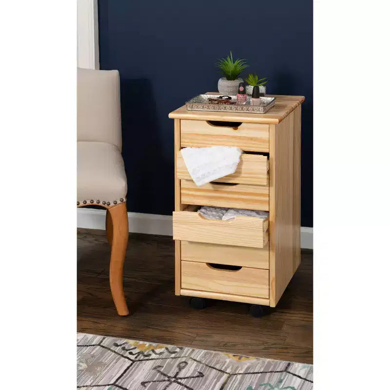 Carrello portaoggetti mobile a 6 cassetti