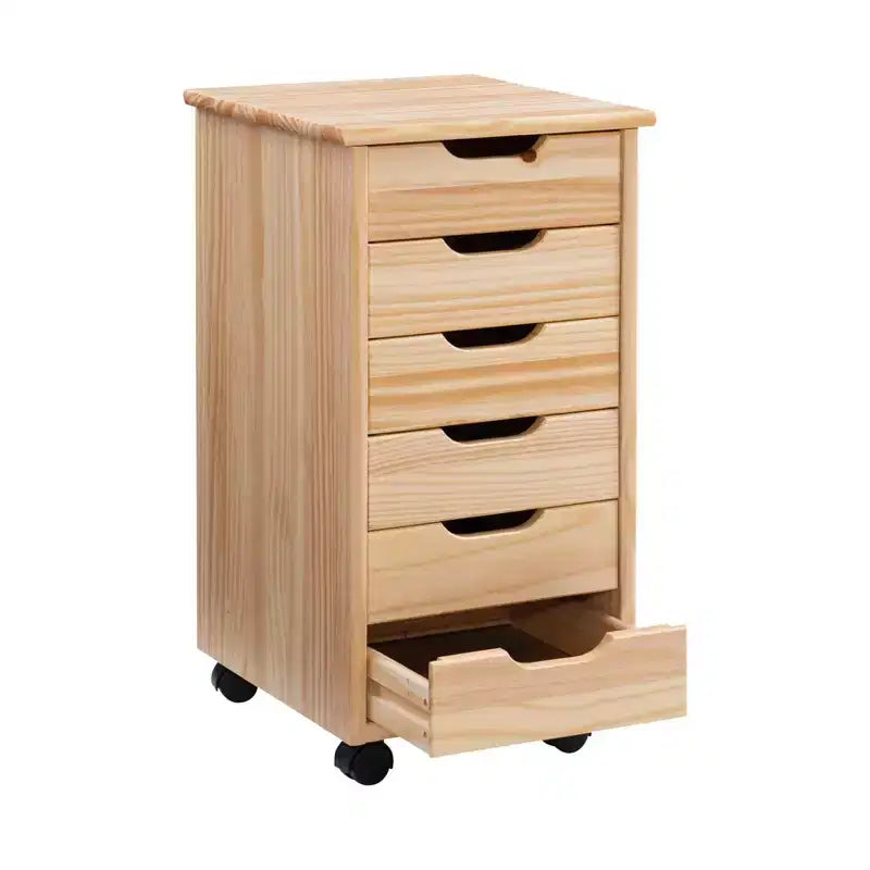 Carrello portaoggetti mobile a 6 cassetti