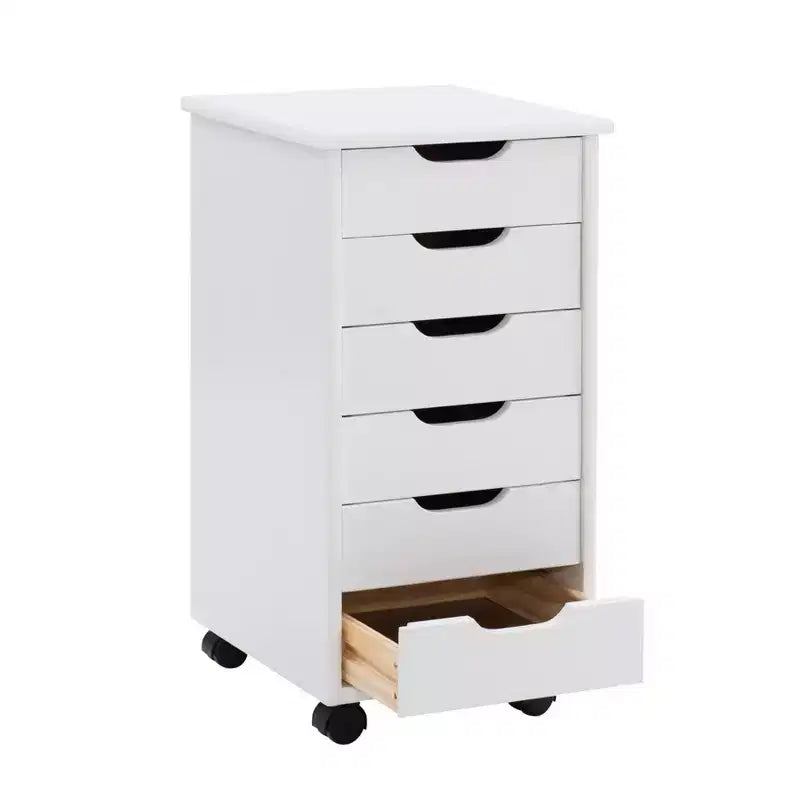 Carrello portaoggetti mobile a 6 cassetti
