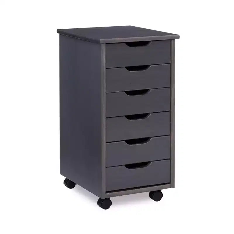 Carrello portaoggetti mobile a 6 cassetti