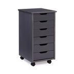 Carrello portaoggetti mobile a 6 cassetti