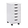 Cary 6 Drawer Rolling Storage Cart - Linon