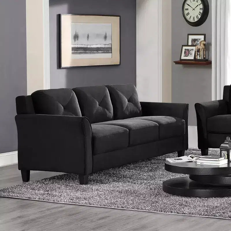 Divano Tufted Harper in Microfibra - Lifestyle Solutions