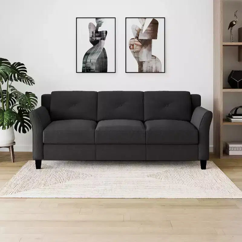Divano Tufted Harper in Microfibra - Lifestyle Solutions