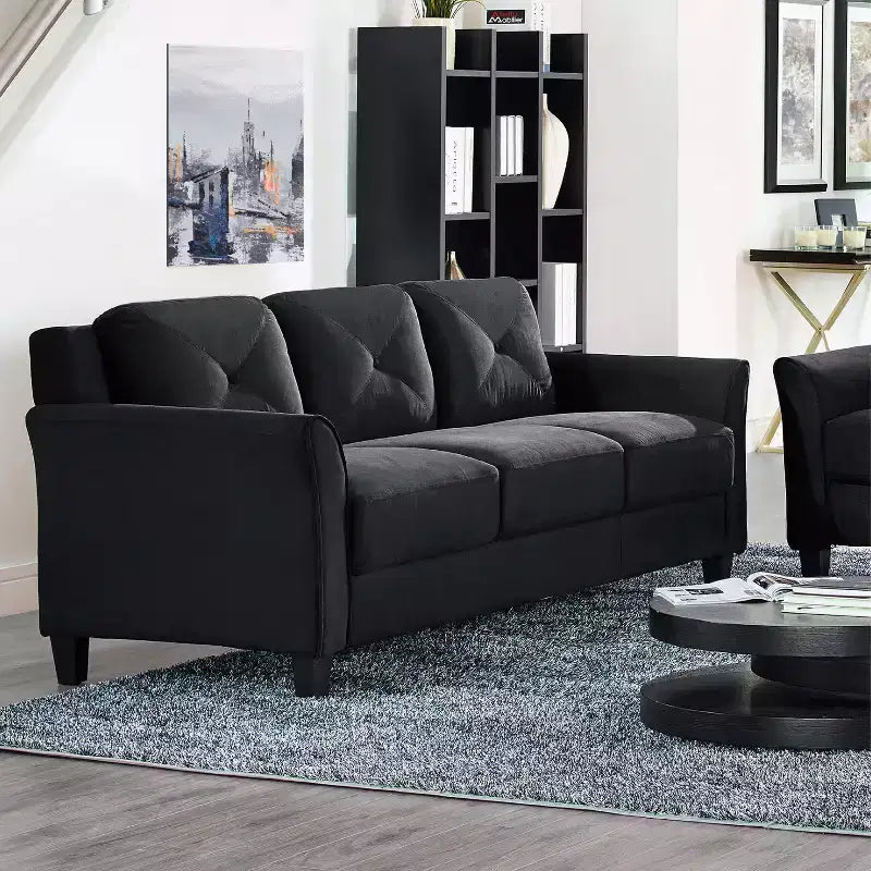 Divano Tufted Harper in Microfibra - Lifestyle Solutions