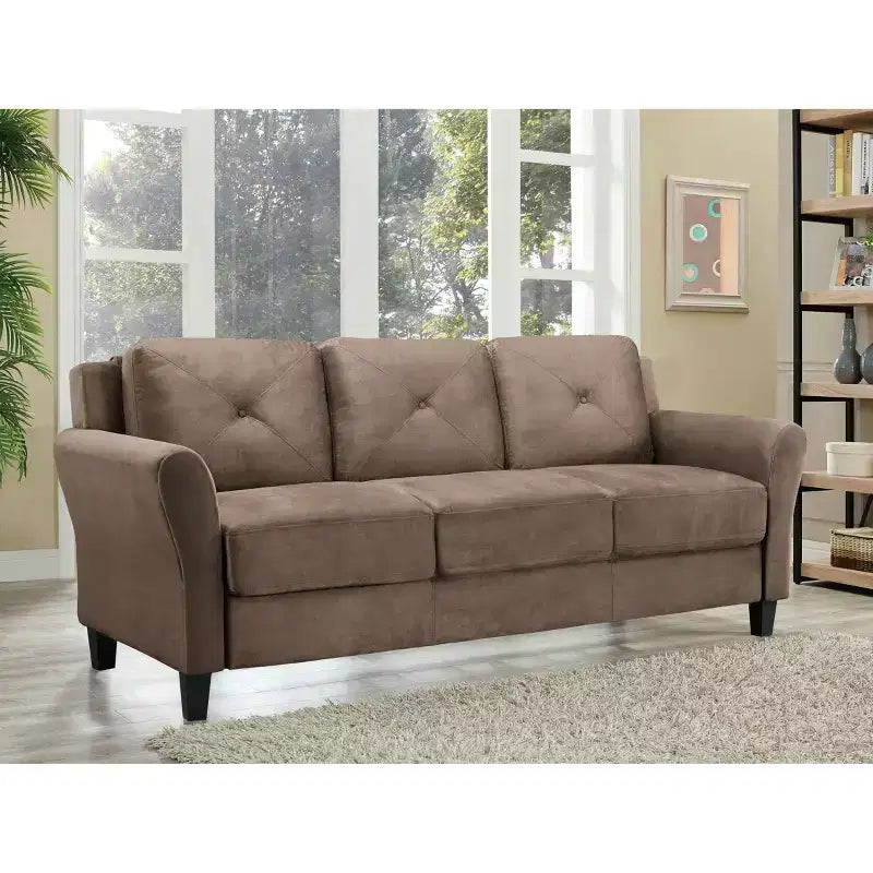 Divano Tufted Harper in Microfibra - Lifestyle Solutions