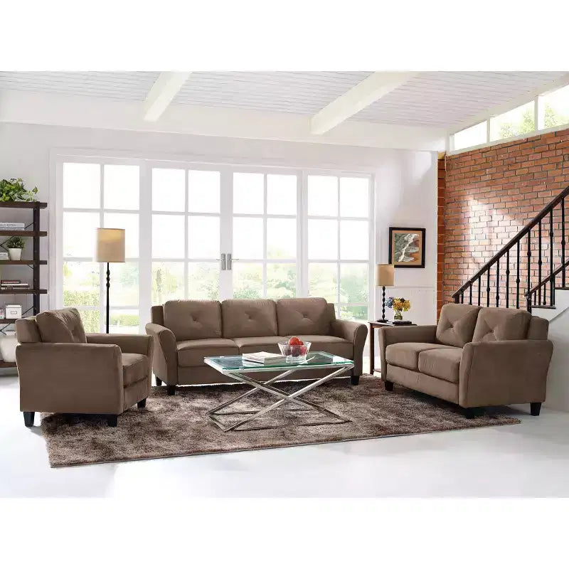 Divano Tufted Harper in Microfibra - Lifestyle Solutions