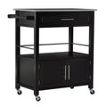 Cameron Kitchen Cart with Granite Top - Linon