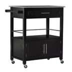 Cameron Kitchen Cart with Granite Top - Linon