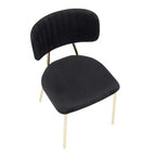 Set di 2 sedie Bouton Contemporary Glam - LumiSource