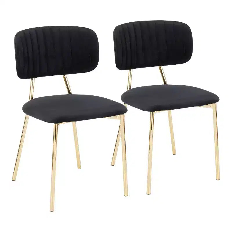 Set di 2 sedie Bouton Contemporary Glam - LumiSource