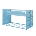 80"Twin/Twin Bunk Bed Cargo Loft and Bunk Bed Finish - Acme