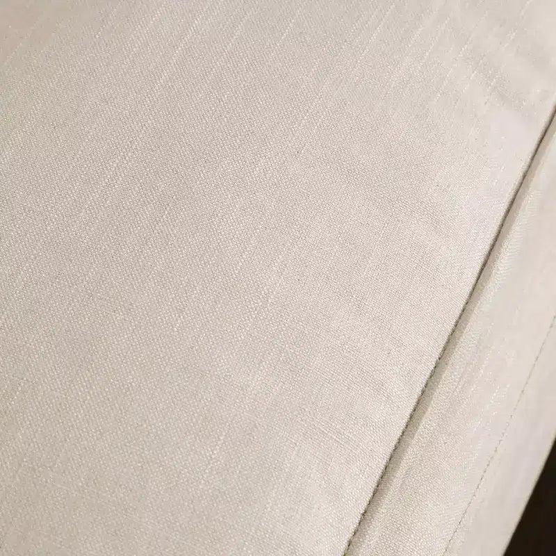 HOMES: Inside + Out Divano Gubera 82" Mid-Century in Tessuto Misto Lino Cotone con Cuscini in Misto Piuma